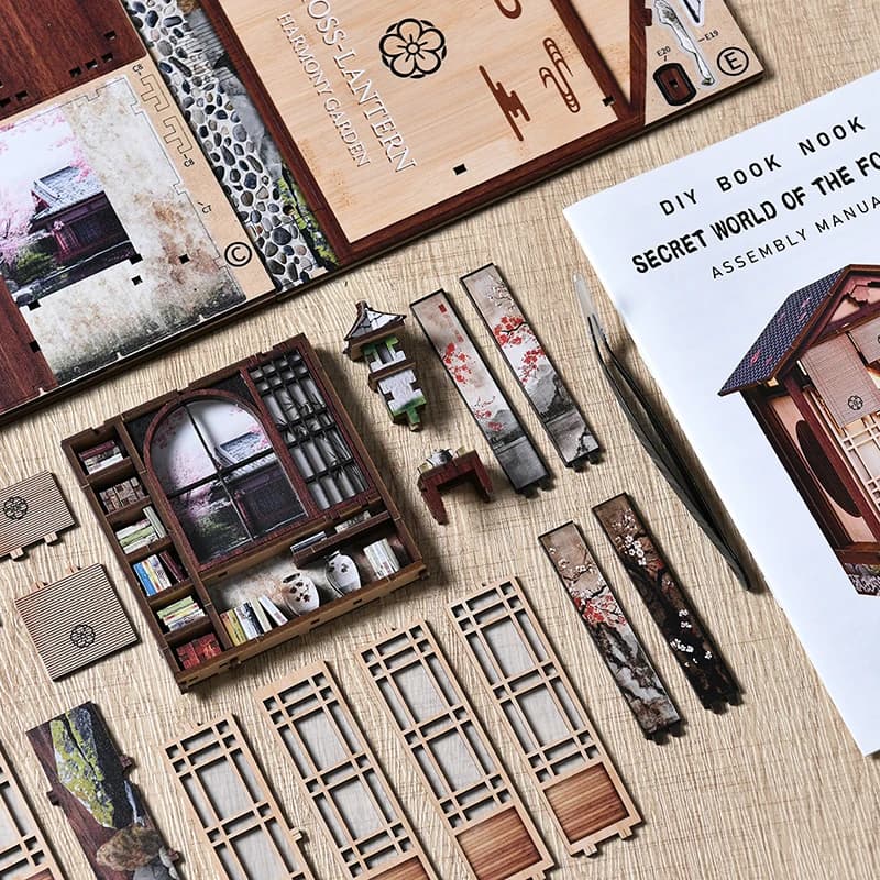 Laser-cut wooden kit sheets and parts, fresh out of the box